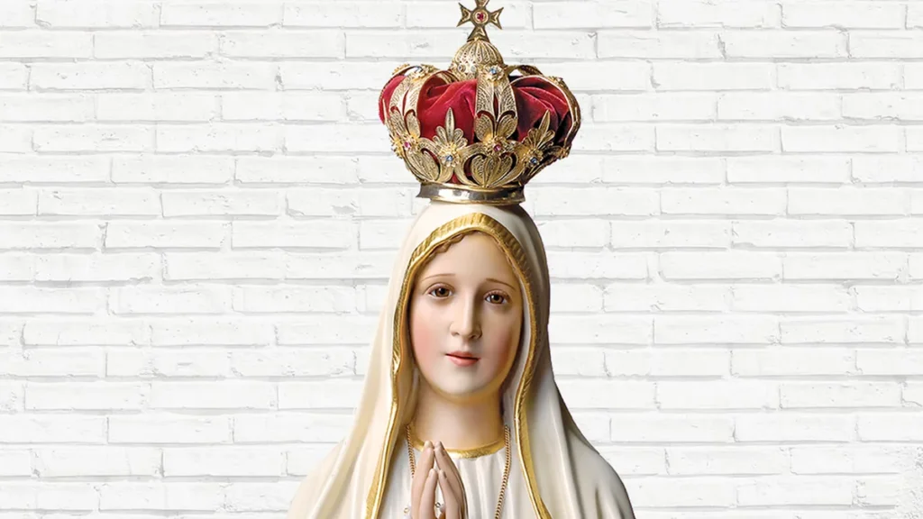 Imagem nossa senhora de fatima do artigo Um minuto com Maria ao nosso lado
