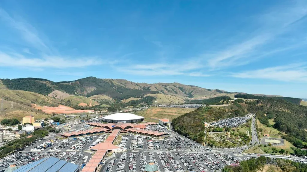Imagem Estacionamento do Santuario Nacional do artigo Santuário Nacional oferece 5 mil vagas de estacionamento