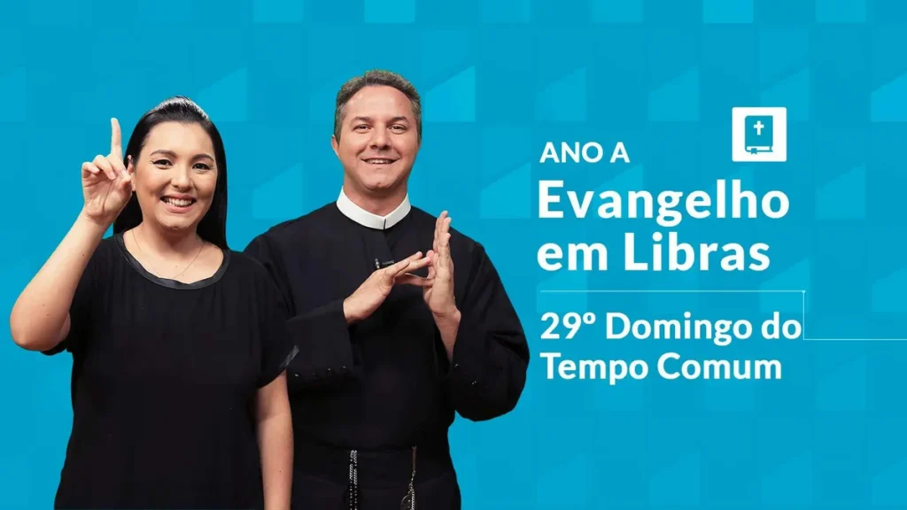 Imagem 29 domingo tempo comum ano a do artigo Evangelho em Libras - 29º Domingo do Tempo Comum – Ano A