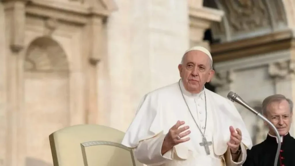 Imagem Papa Francisco durante Audiencia Geral no Vaticano do artigo Papa Francisco: “Que Nossa Senhora Aparecida livre o brasileiro do ódio, da intolerância e da violência”