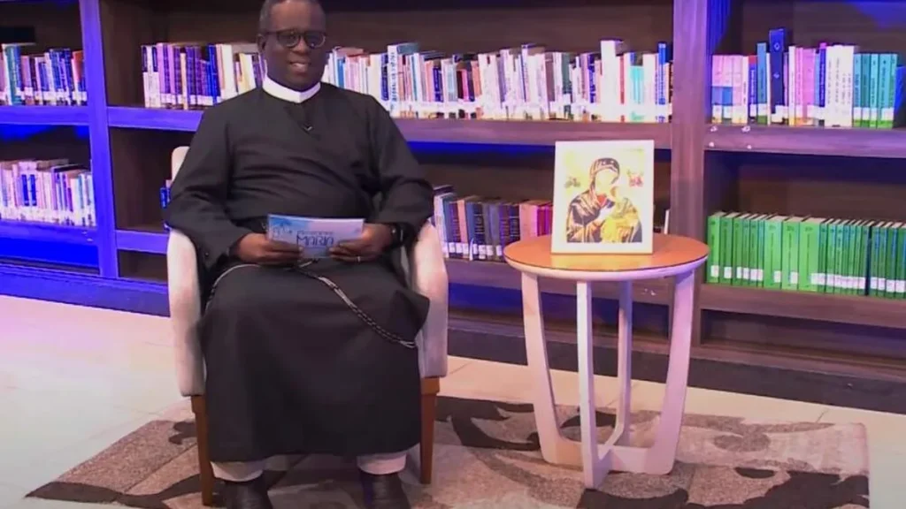 Imagem escola de maria do artigo Nossa Senhora do Perpétuo Socorro: o quadro de Nossa Senhora do Perpétuo Socorro