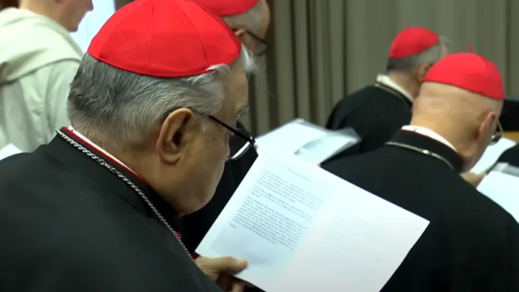 Imagem Cardeais Primeira Congregacao Geral do artigo Saiba como foi a Primeira Congregação Geral dos cardeais no Vaticano