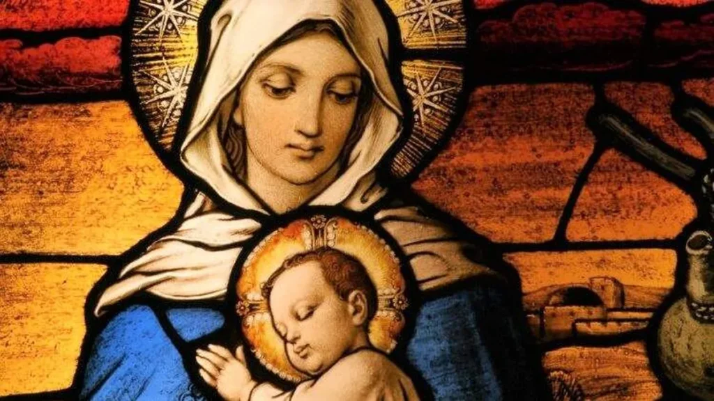 Imagem Nossa Senhora e Jesus do artigo Santo Afonso e seu vínculo com a Bem-Aventurada Mãe de Deus