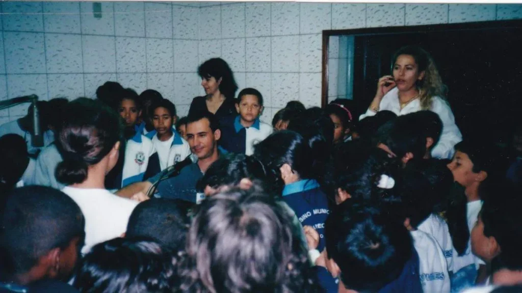 Visita de crianças ao estúdio da RA - sem data