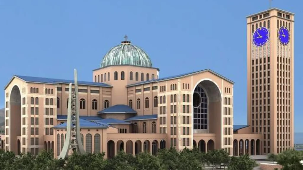 Imagem campanario do santuario nacional do artigo Santuário Nacional: Novo Campanário integra obras do Jubileu dos 300 anos