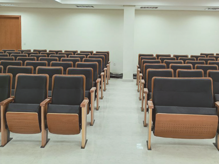 Auditório, no Memorial Redentorista