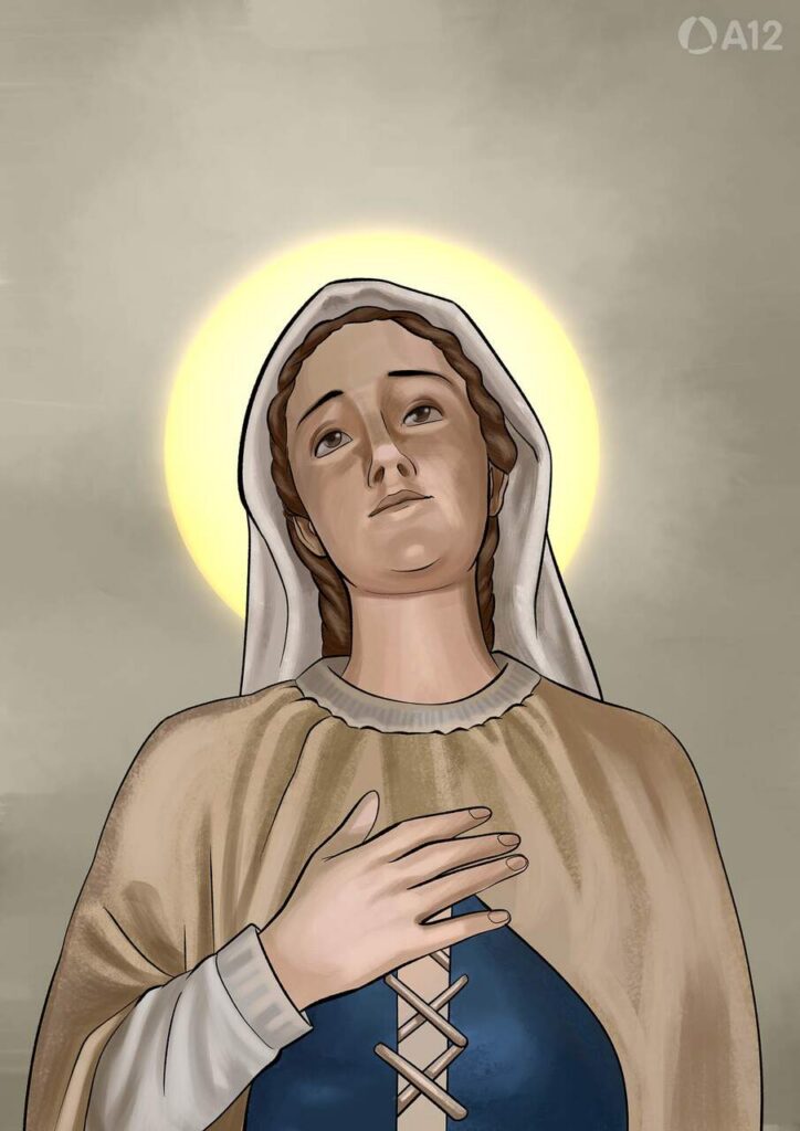 Santa Zita, Virgem