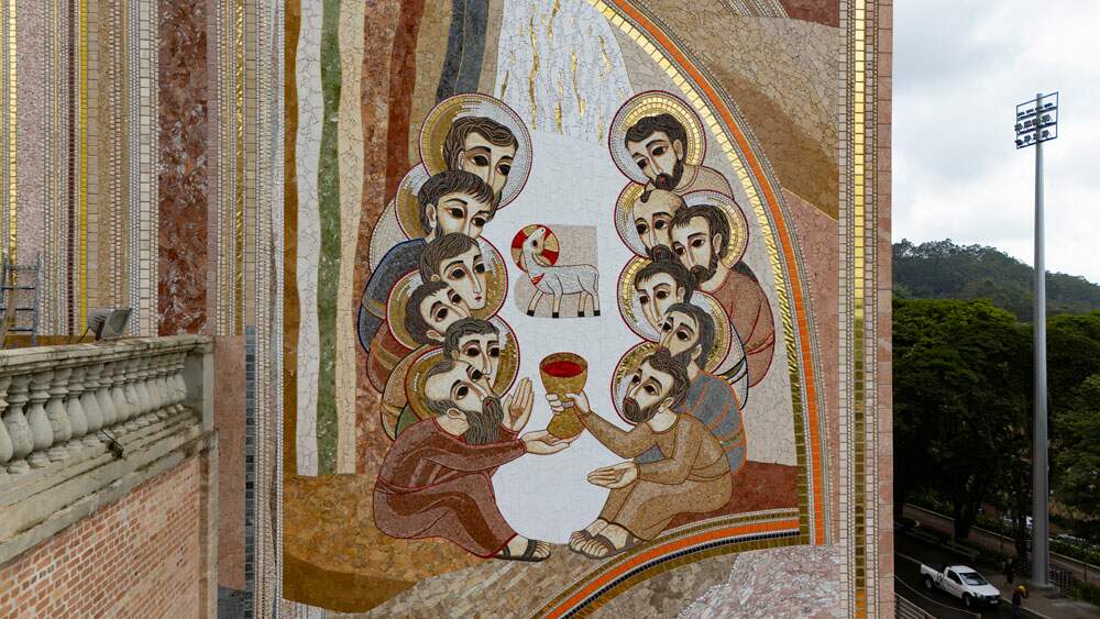 Mosaico da Fachada Oeste: O Concílio de Jerusalém