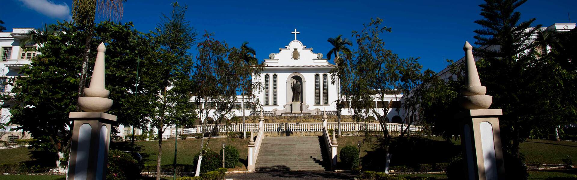 Fachada da Casa de Hospedagem Santo Afonso, em Aparecida