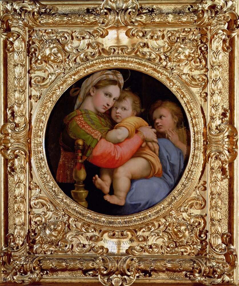 Nossa Senhora da Cadeira (Virgen de la Silla, Madonna della Seggiola)