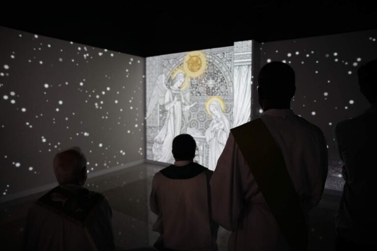 Sala Imersiva, no Memorial Redentorista