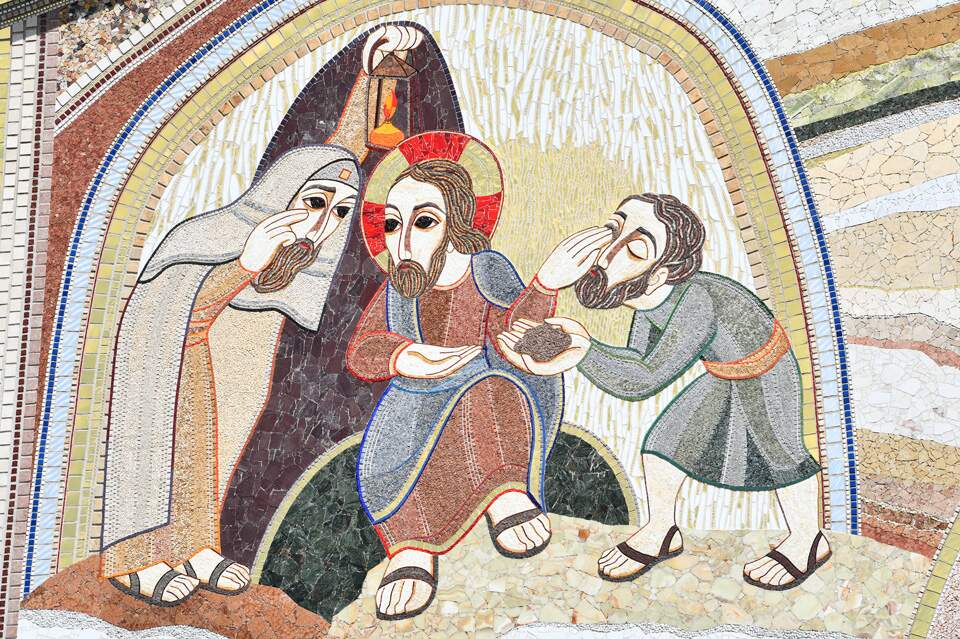 Mosaico da Fachada Leste: Criação da Luz