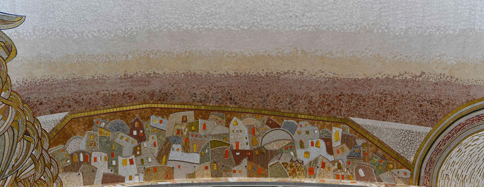 Mosaico da Fachada Leste: A Palavra se faz visível (2 de 2)
