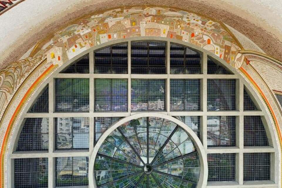 Mosaico da Fachada Leste: A Jerusalém Celeste